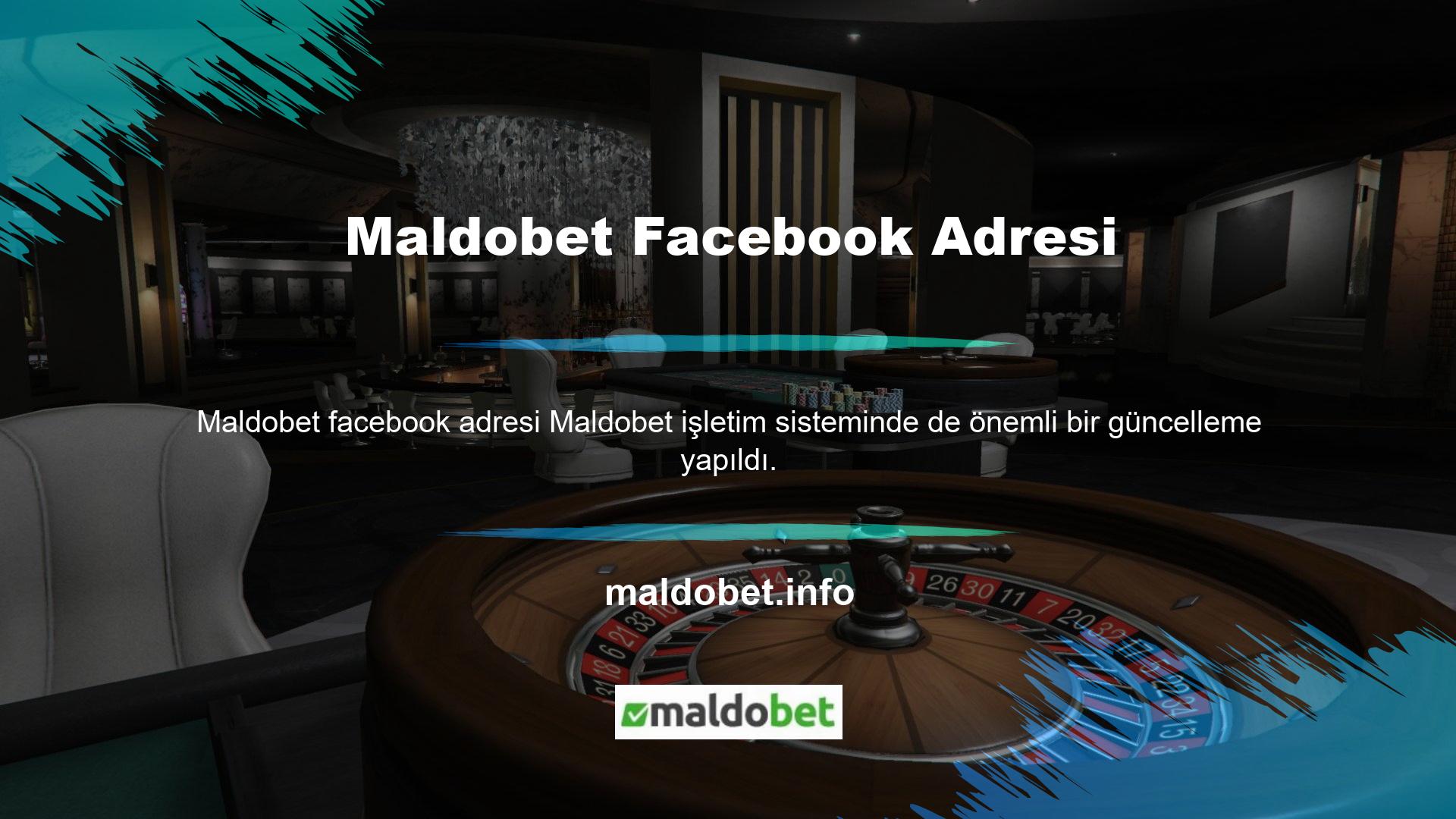Uygulamayı indirip etkinleştirerek Maldobet Facebook hesabınıza giriş yapın