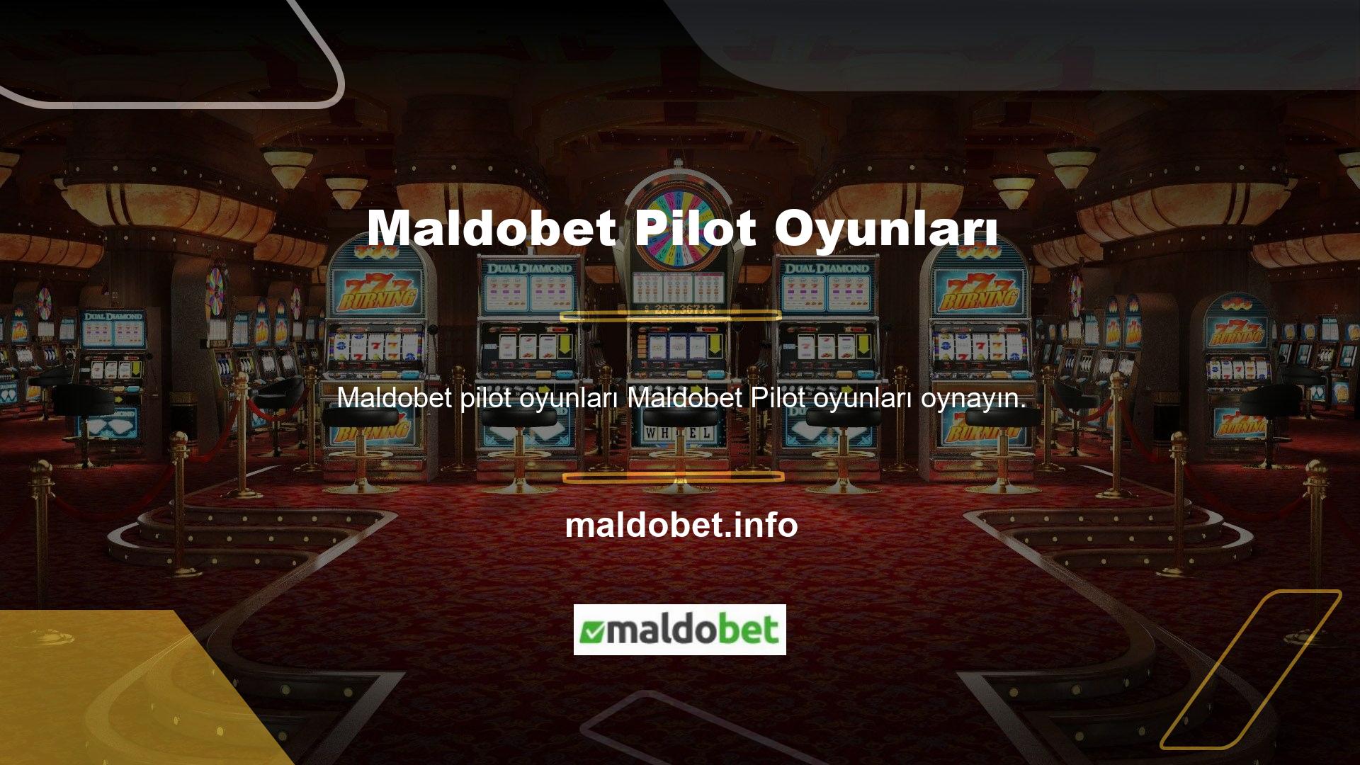 Bir havacı veya zeppelin olun, oyun meraklıları bu oyunlara girmek ve Maldobet ile kazanma sürecine başlamakta özgürdür